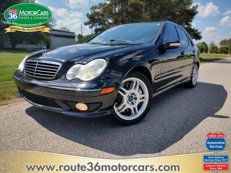 2003 Mercedes-Benz C-Class for sale at ROUTE 36 MOTORCARS in Dublin OH