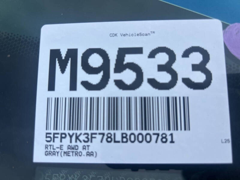 2020 Honda Ridgeline RTL-E