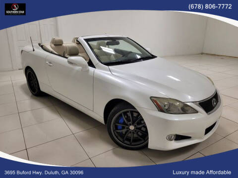 2013 Lexus IS 250C for sale at Southern Star Automotive, Inc. in Duluth GA