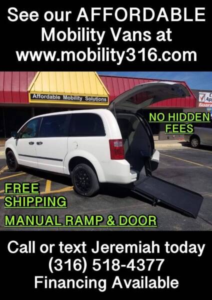 2008 Dodge Grand Caravan for sale at Affordable Mobility Solutions, LLC - Mobility/Wheelchair Accessible Inventory-Wichita in Wichita KS