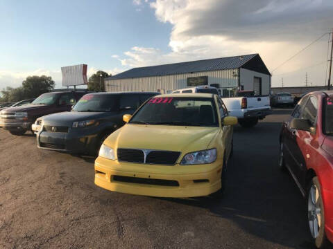 2002 Mitsubishi Lancer for sale at BELOW BOOK AUTO SALES in Idaho Falls ID