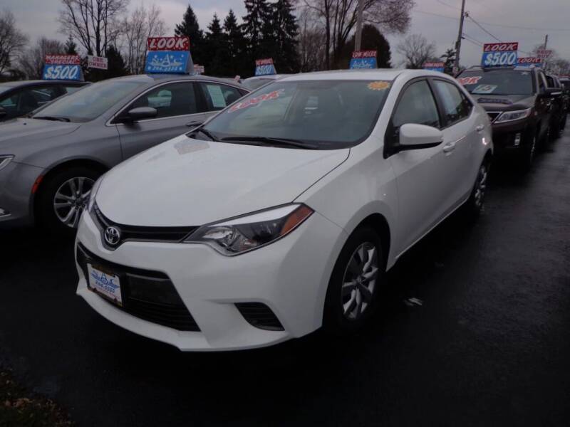 2016 Toyota Corolla for sale at North American Credit Inc. in Waukegan IL