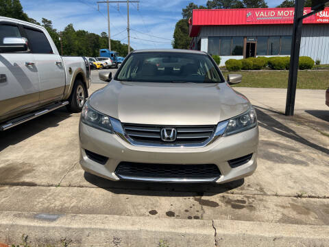 2013 Honda Accord for sale at Valid Motors INC in Griffin GA