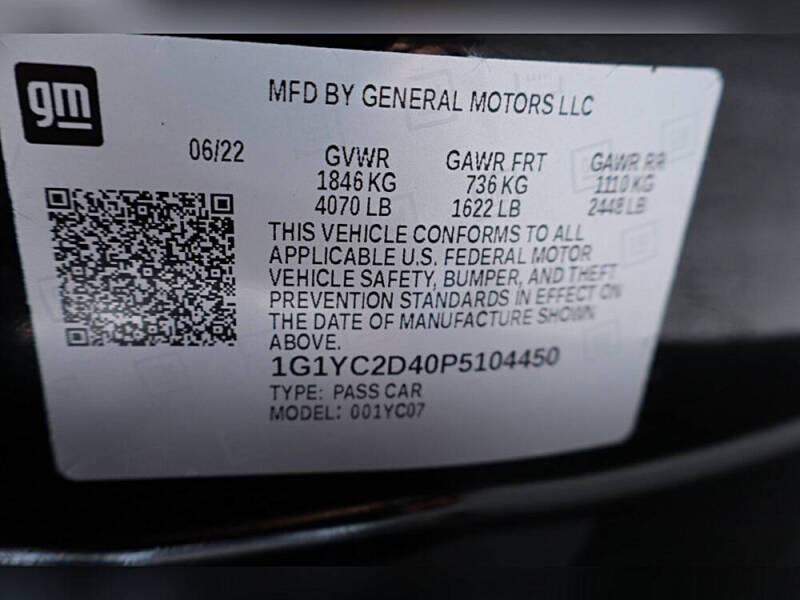 2023 Chevrolet Corvette Stingray