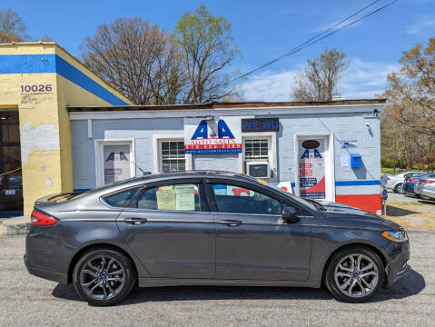 2017 Ford Fusion for sale at A&A Auto Sales llc in Fuquay Varina NC