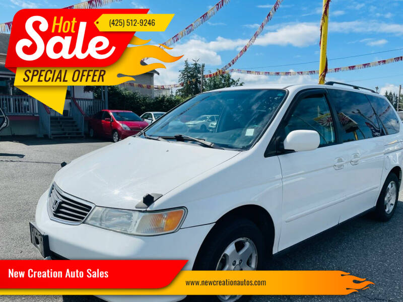2001 Honda Odyssey for sale at New Creation Auto Sales in Everett WA