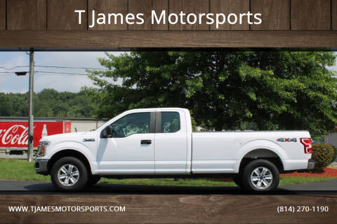 2018 Ford F-150 for sale at T James Motorsports in Gibsonia PA