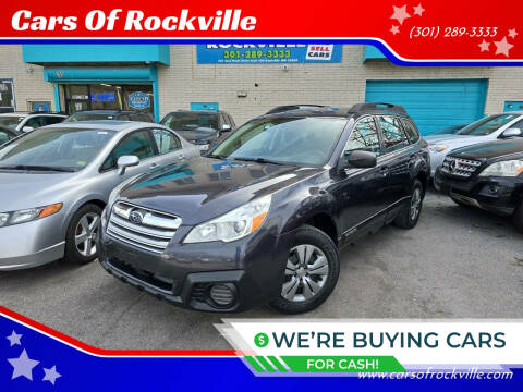 2013 Subaru Outback for sale at Cars Of Rockville in Rockville MD