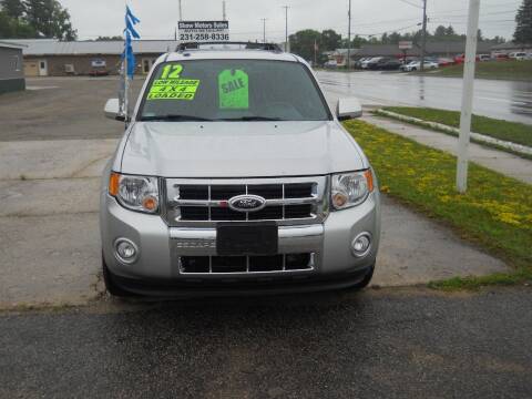 2012 Ford Escape for sale at Shaw Motor Sales in Kalkaska MI