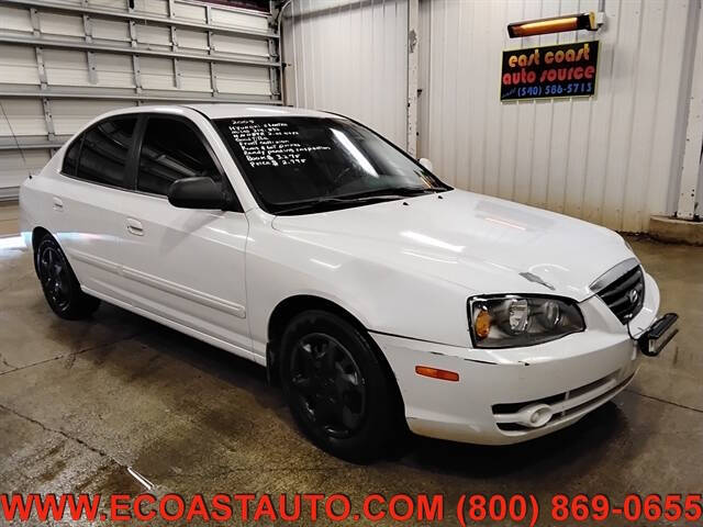 White 2005 Hyundai ELANTRA GLS GLS 4dr Sedan 1