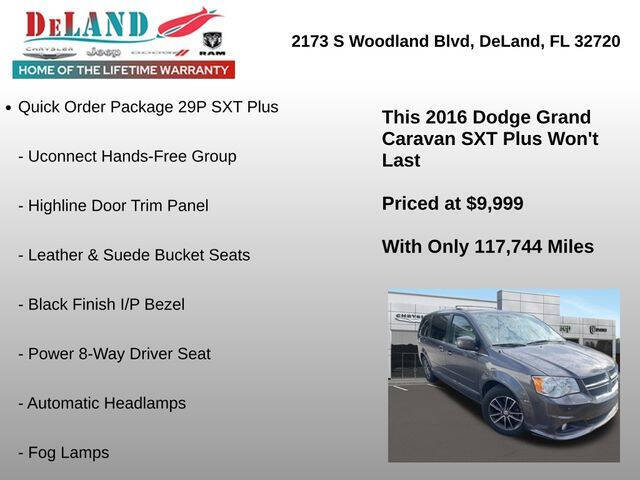2016 Dodge Grand Caravan SXT