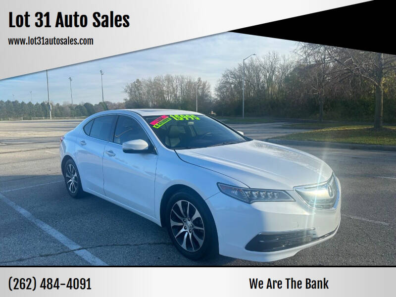 2016 Acura TLX for sale at Lot 31 Auto Sales in Kenosha WI