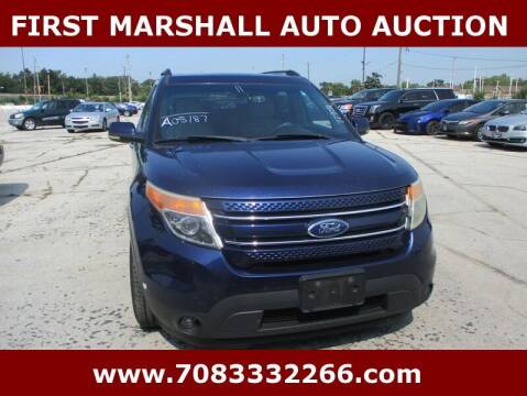 2011 Ford Explorer for sale at First Marshall Auto Auction in Harvey IL