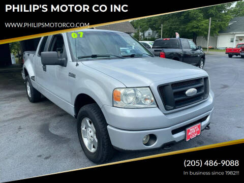 2007 Ford F-150 for sale at PHILIP'S MOTOR CO INC in Haleyville AL