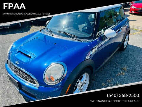 2008 MINI Cooper for sale at FPAA in Fredericksburg VA