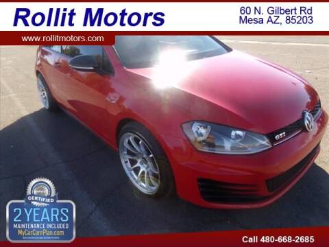 2015 Volkswagen Golf GTI for sale at Rollit Motors in Mesa AZ