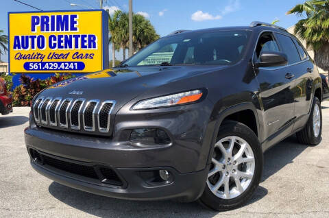 2015 Jeep Cherokee for sale at PRIME AUTO CENTER in Palm Springs FL