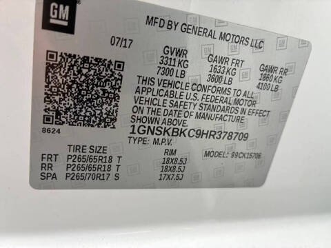 2017 Chevrolet Tahoe LT