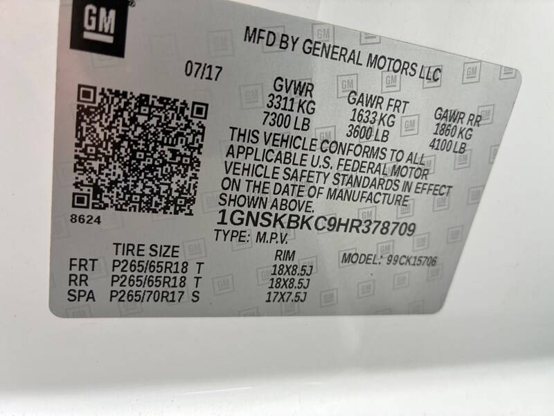 2017 Chevrolet Tahoe LT