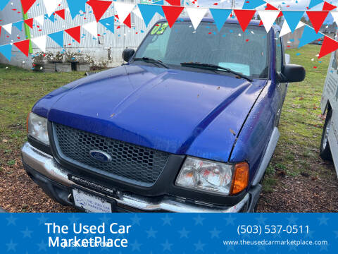 2003 Ford Ranger for sale at The Used Car MarketPlace in Newberg OR