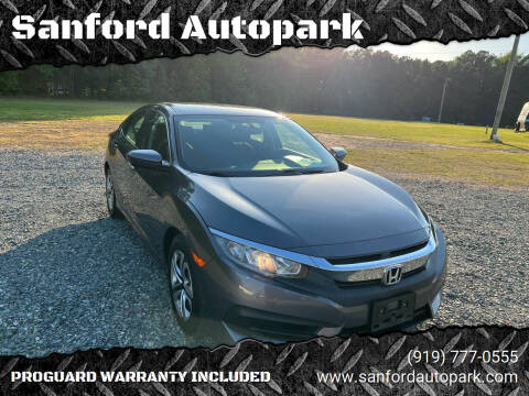 2017 Honda Civic for sale at Sanford Autopark in Sanford NC