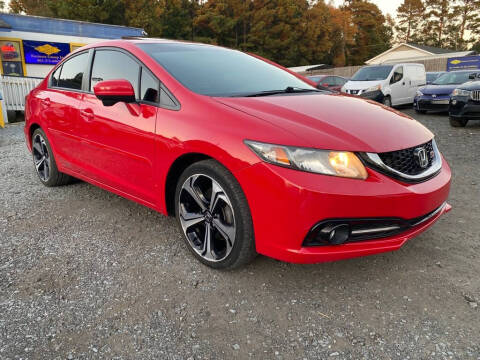 2014 Honda Civic for sale at CRC Auto Sales in Fort Mill SC