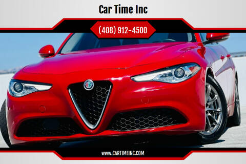 2018 Alfa Romeo Giulia for sale at Car Time Inc in San Jose CA