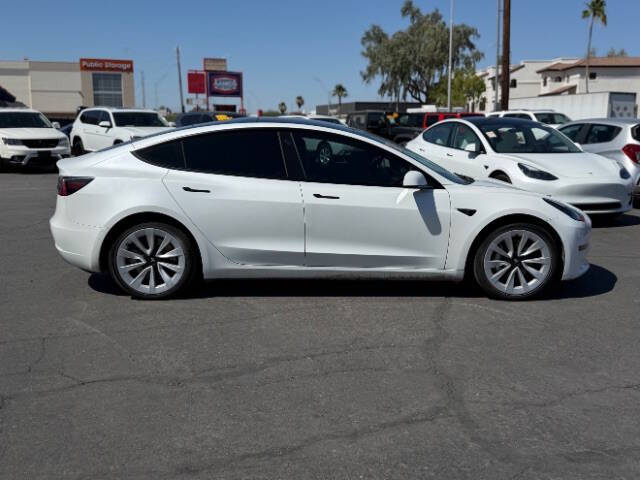 White 2022 Tesla Model 3 Base 4dr Sedan 2