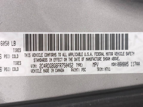 2015 Dodge Grand Caravan American Value Package