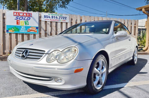 2005 Mercedes-Benz CLK for sale at ALWAYSSOLD123 INC in Fort Lauderdale FL