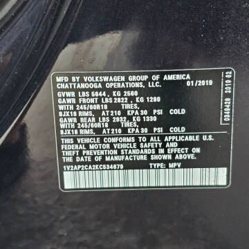 2019 Volkswagen Atlas S