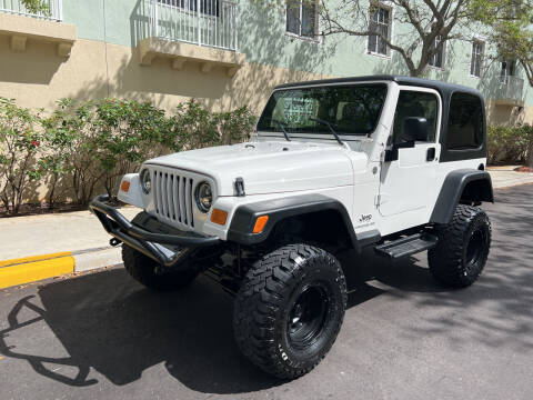 2004 Jeep Wrangler for sale at CarMart of Broward in Lauderdale Lakes FL