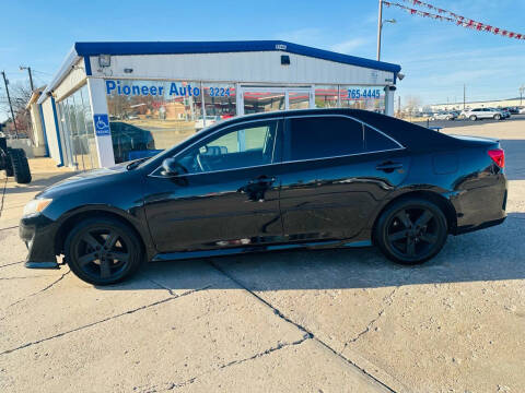 2013 Toyota Camry for sale at Pioneer Auto in Ponca City OK