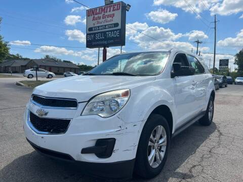 2013 Chevrolet Equinox for sale at Unlimited Auto Group in West Chester OH