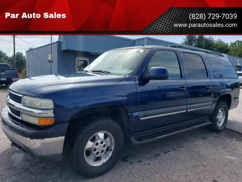 2002 Chevrolet Suburban for sale at Par Auto Sales in Granite Falls NC