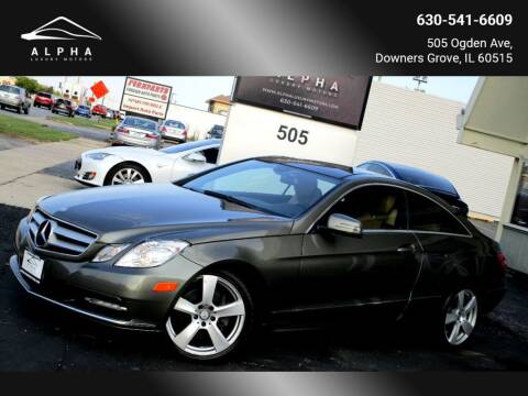 2013 Mercedes-Benz E-Class for sale at Alpha Luxury Motors in Downers Grove IL