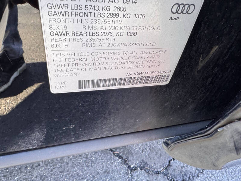 2015 Audi Q5 3.0 quattro TDI Premium Plus