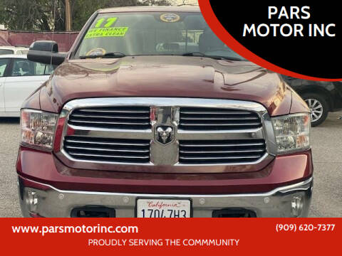 2017 RAM 1500 for sale at PARS MOTOR INC in Pomona CA