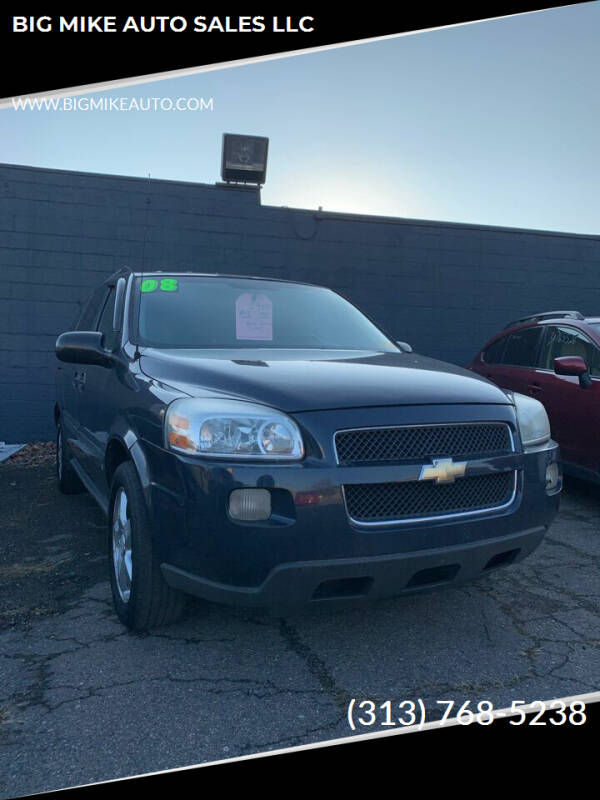 2008 Chevrolet Uplander for sale at BIG MIKE AUTO SALES LLC in Lincoln Park MI