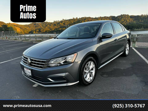 2017 Volkswagen Passat for sale at Prime Autos in Lafayette CA