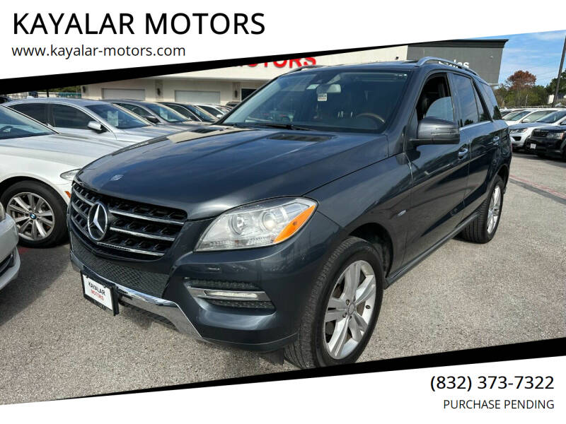 2012 Mercedes-Benz M-Class for sale at KAYALAR MOTORS in Houston TX