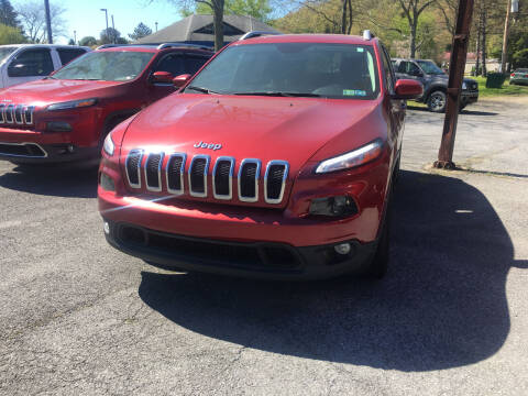 2017 Jeep Cherokee for sale at K B Motors in Clearfield PA