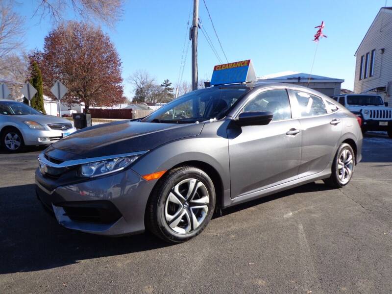 2018 Honda Civic for sale at North American Credit Inc. in Waukegan IL