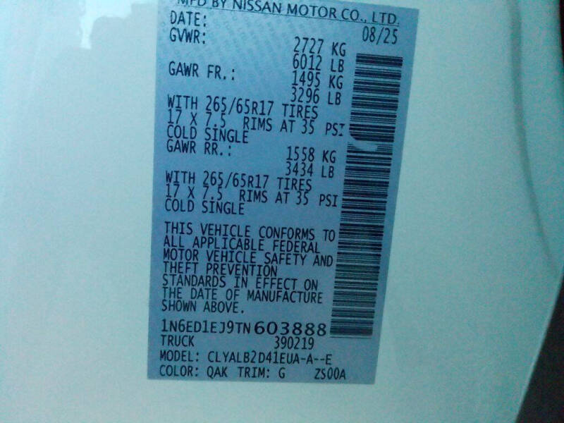 2026 Nissan Frontier PRO-4X