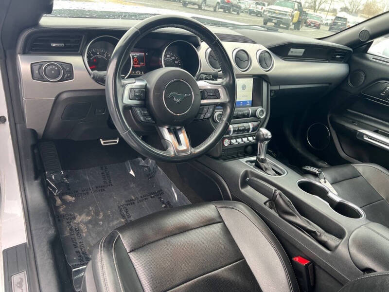 Used 2021 Ford Mustang EcoBoost Premium with VIN 1FATP8UH1M5115857 for sale in Wood River, IL