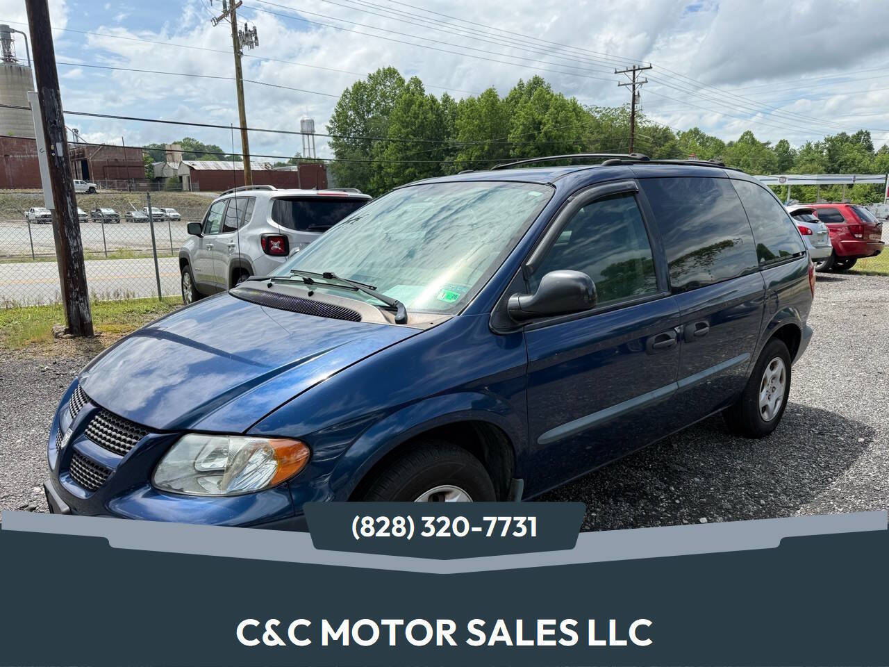 Blue 2002 Dodge Caravan SE SE 4dr Mini-Van 1