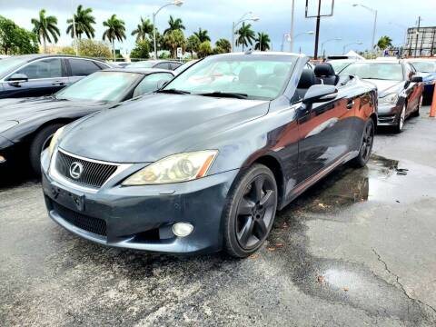 2010 Lexus IS 350C for sale at A Group Auto Brokers LLc in Opa-Locka FL