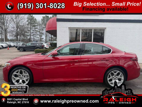 2018 Alfa Romeo Giulia for sale at Raleigh Pre-Owned in Raleigh NC