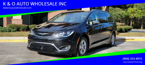 2017 Chrysler Pacifica Hybrid for sale at K & O AUTO WHOLESALE INC in Jacksonville FL