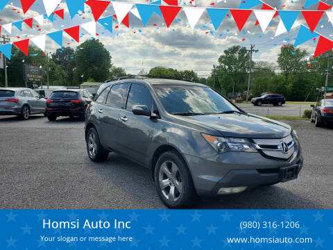 2008 Acura MDX for sale at Homsi Auto Inc in Kannapolis NC